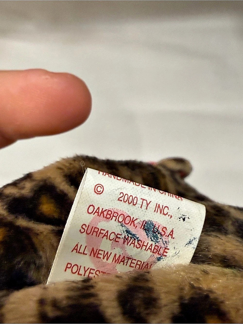 Ty Freckles the Leopard Plush Stuffed Animal2000 - Picture 4 of 4